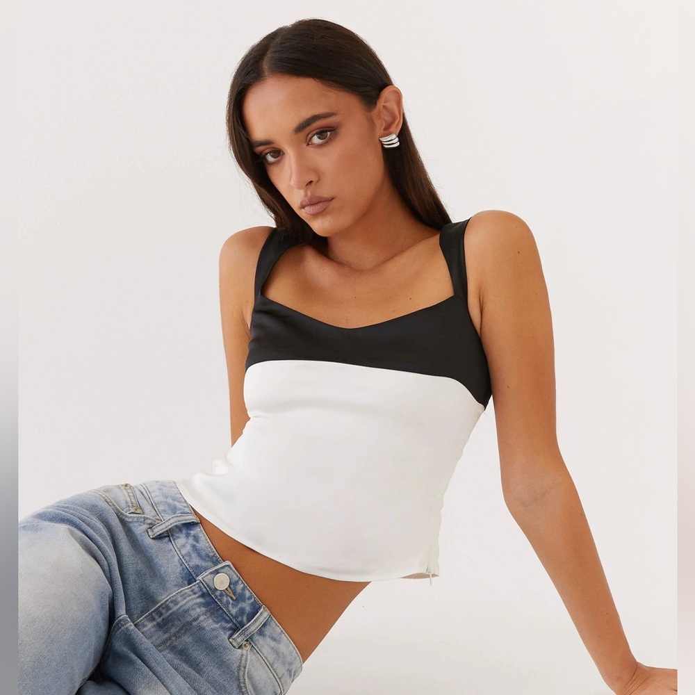 Satin Tank Top